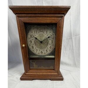BEAUTIFUL ANSONIA 7 DAY MANTLE CLOCK, WORKING